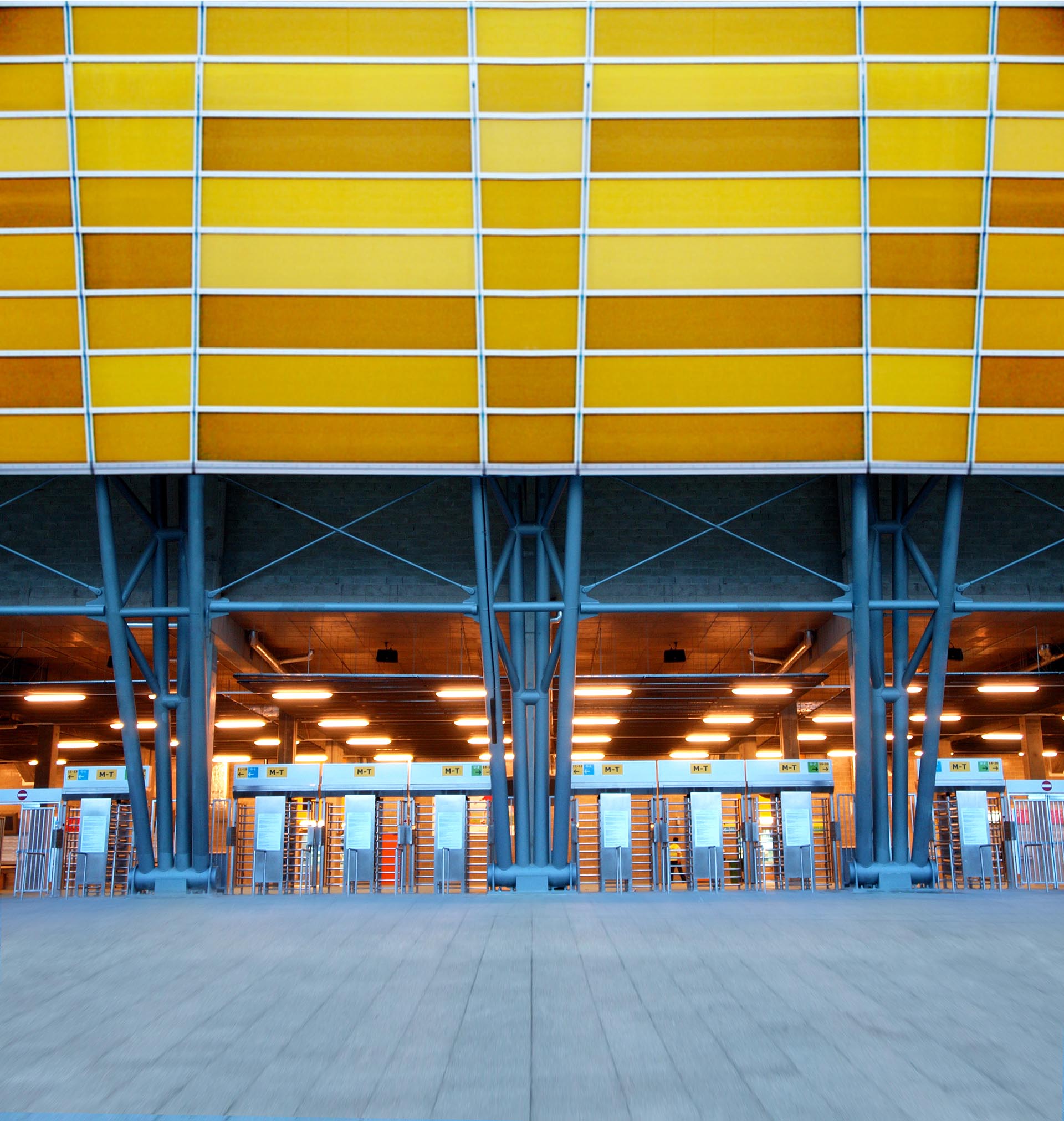UEFA turnstiles stadiums requirements